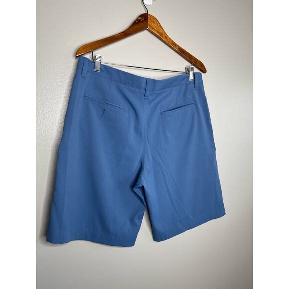 Callaway Blue Mens Golf Optimum Performance 9" Inseam Lightweight Shorts sz 34 - Picture 3 of 7